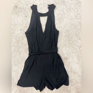 Black Dressy Romper S